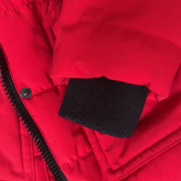GUESS: Red Winter Parka with Faux Fur Detachable Hood, Size Small - Picture 10 of 10